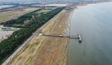 İznik Gölü’nün su seviyesi geçen yıla göre düştü