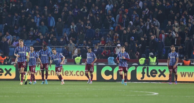 Trabzonspor bu sezon ilk kez 4 maç art arda puan kaybetti