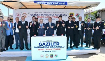 Jandarma Komutanlığı Gaziler Karakolu Temel Atma Töreni