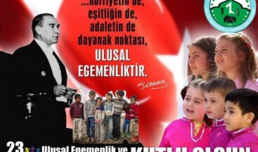 23 Nisan Ulusal Egemenlikve Çocuk Bayramınız Kutlu Olsun,