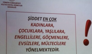 KADINA YÖNELİK ŞİDDETE HAYIR!