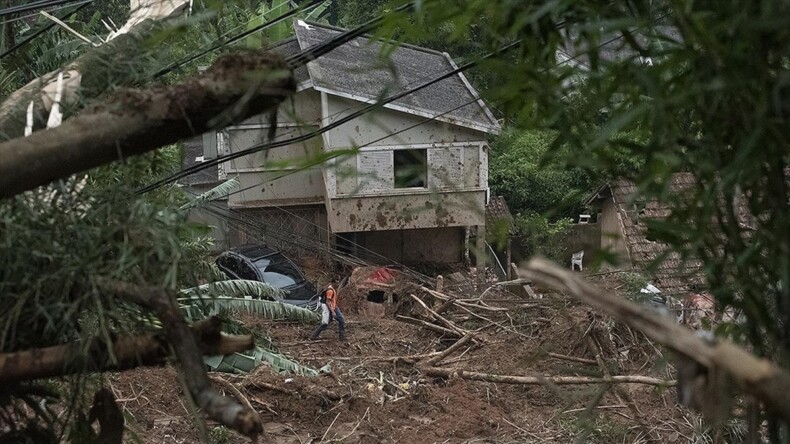 Brezilya’da şiddetli yağışlar nedeniyle ölenlerin sayısı 44’e çıktı