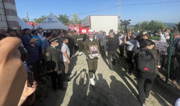 Şehit İslam Sancak Samsun’da son yolculuğuna uğurlandı