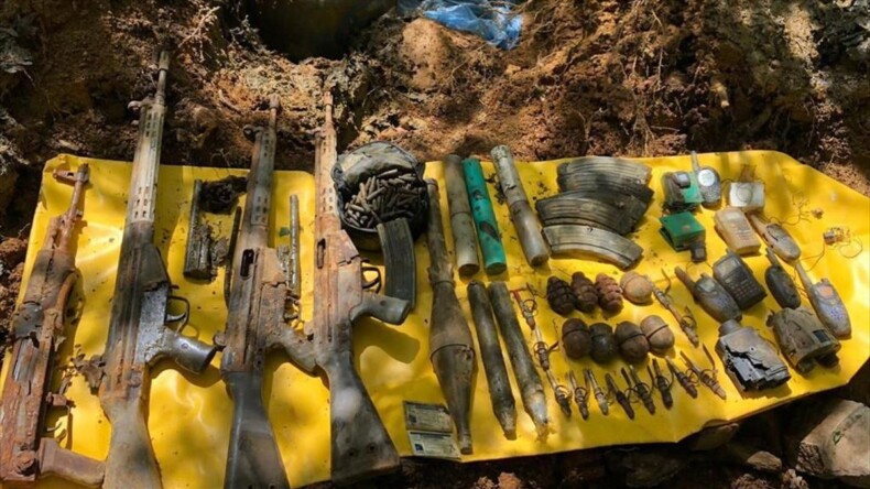 Tunceli’de teröristlere ait silah ve çok sayıda mühimmat ele geçirildi