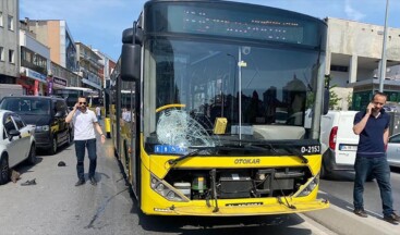 Ümraniye’de İETT otobüsünün çarptığı temizlik işçisi hayatını kaybetti