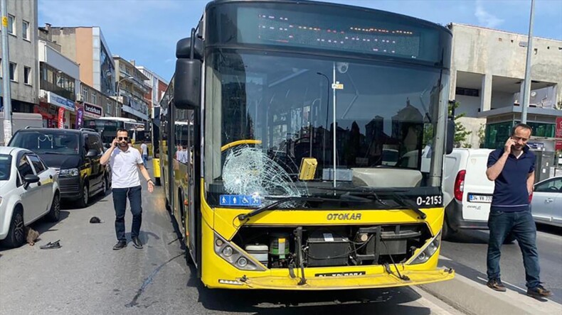 Ümraniye’de İETT otobüsünün çarptığı temizlik işçisi hayatını kaybetti