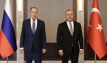 Dışişleri Bakanı Çavuşoğlu, Rus mevkidaşı Lavrov ile görüştü