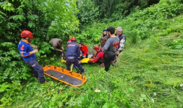 Rize’de yük taşımada kullanılan teleferikten düşen iki kadından biri öldü