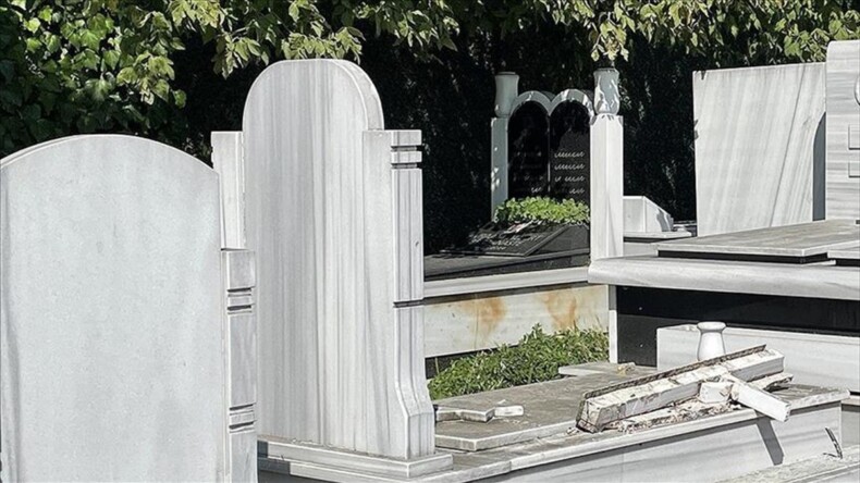 Hasköy Musevi Mezarlığı’nda mezar taşlarını 5 çocuğun tahrip ettiği belirlendi