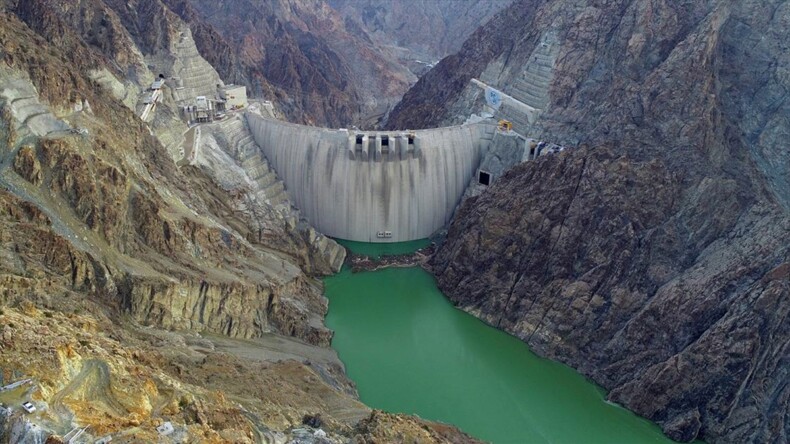 Yusufeli Barajı ve HES’te su seviyesi 45 metre oldu