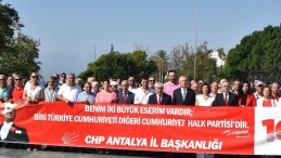 Cumhuriyet Halk Partisi’nin (CHP) 100. Kuruluş Yıl dönümü Antalya’da coşkuyla kutlandı.