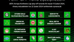 UEFA Konferans Ligi play-off turu eşleşmeleri