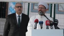 Diyanet İşleri Başkanı Erbaş, Kahramanmaraş’ta 100 çiftin toplu nikah törenine katıldı: