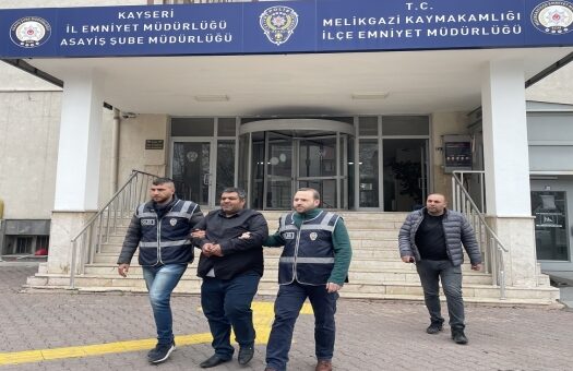 Kayseri’de 35 yıl 8 ay kesinleşmiş hapis cezası bulunan hükümlü yakalandı