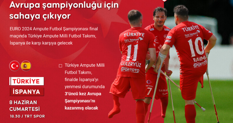 Turkcell’in ana sponsorluğundaki Türkiye Ampute Milli Futbol Takımı finalde
