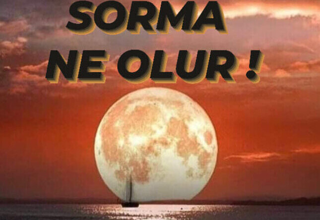 SORMA NE OLUR!