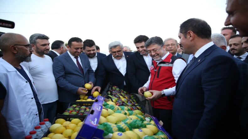 Tarım ve Orman Bakanı İbrahim Yumaklı, Hatay’da narenciye hasadına katıldı