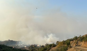 Hatay’da çıkan orman yangını söndürülmeye çalışılıyor