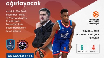 Anadolu Efes, THY Avrupa Ligi’nde Paris Basketbol’u ağırlayacak